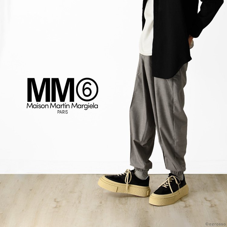 スニーカー 厚底 本革 メンズ イタリア製 ブランド mm6 Maison Margiela エムエム6 メゾンマルジェラ