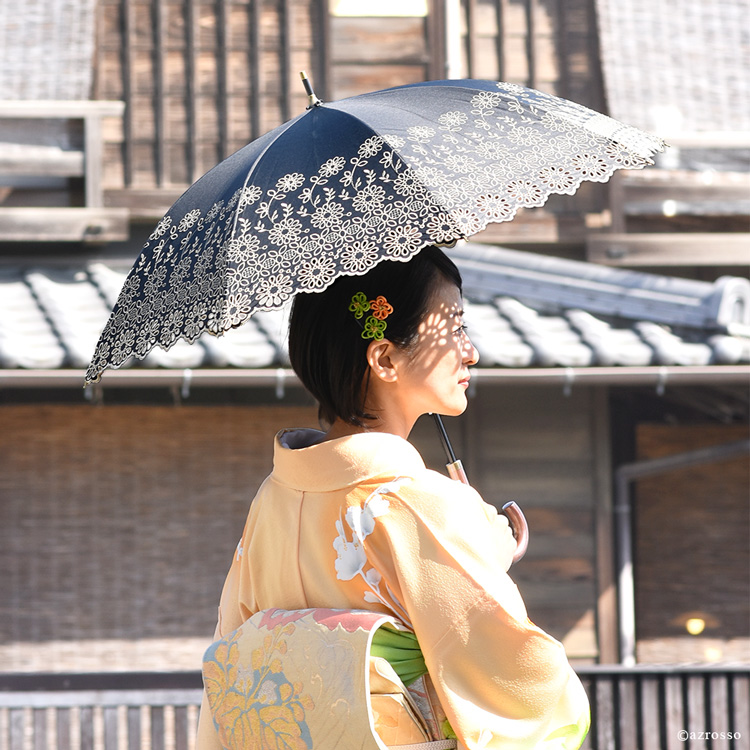 マラガバリア レース刺繍の日傘